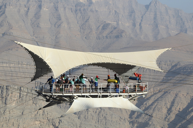 Jebel Jais Zipline From Dubai
